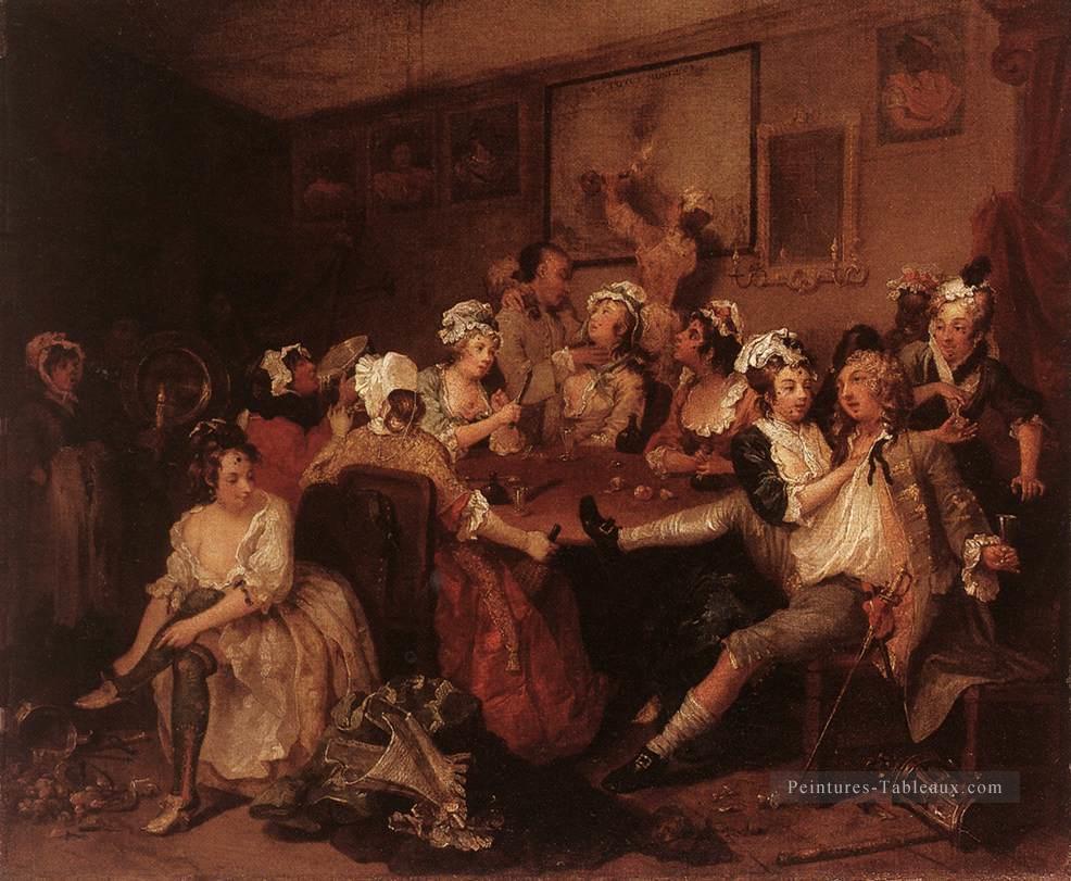 L’orgie William Hogarth Peintures à l'huile